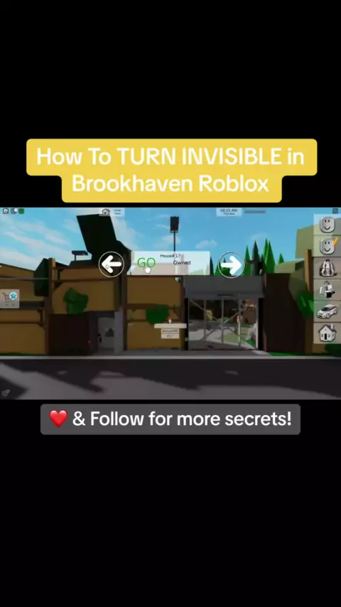 How To Turn INVISIBLE in Roblox BrookHaven 🏡RP (CRAZY HACK) 