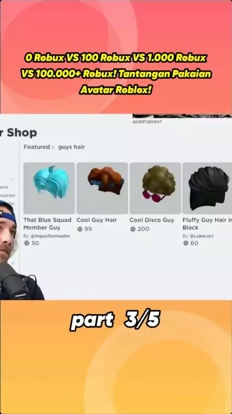 ROBLOX HAIR WITH 5 ROBUX! 